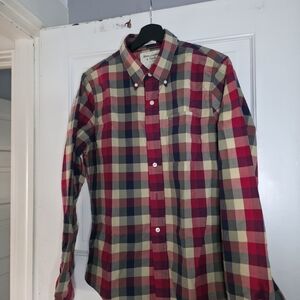 J. Crew Multicolor Plaid Button-Down Shirt